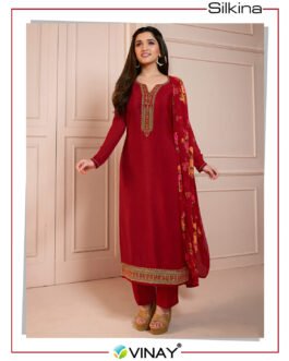 Silkina Royal Crepe Three Piece 15364